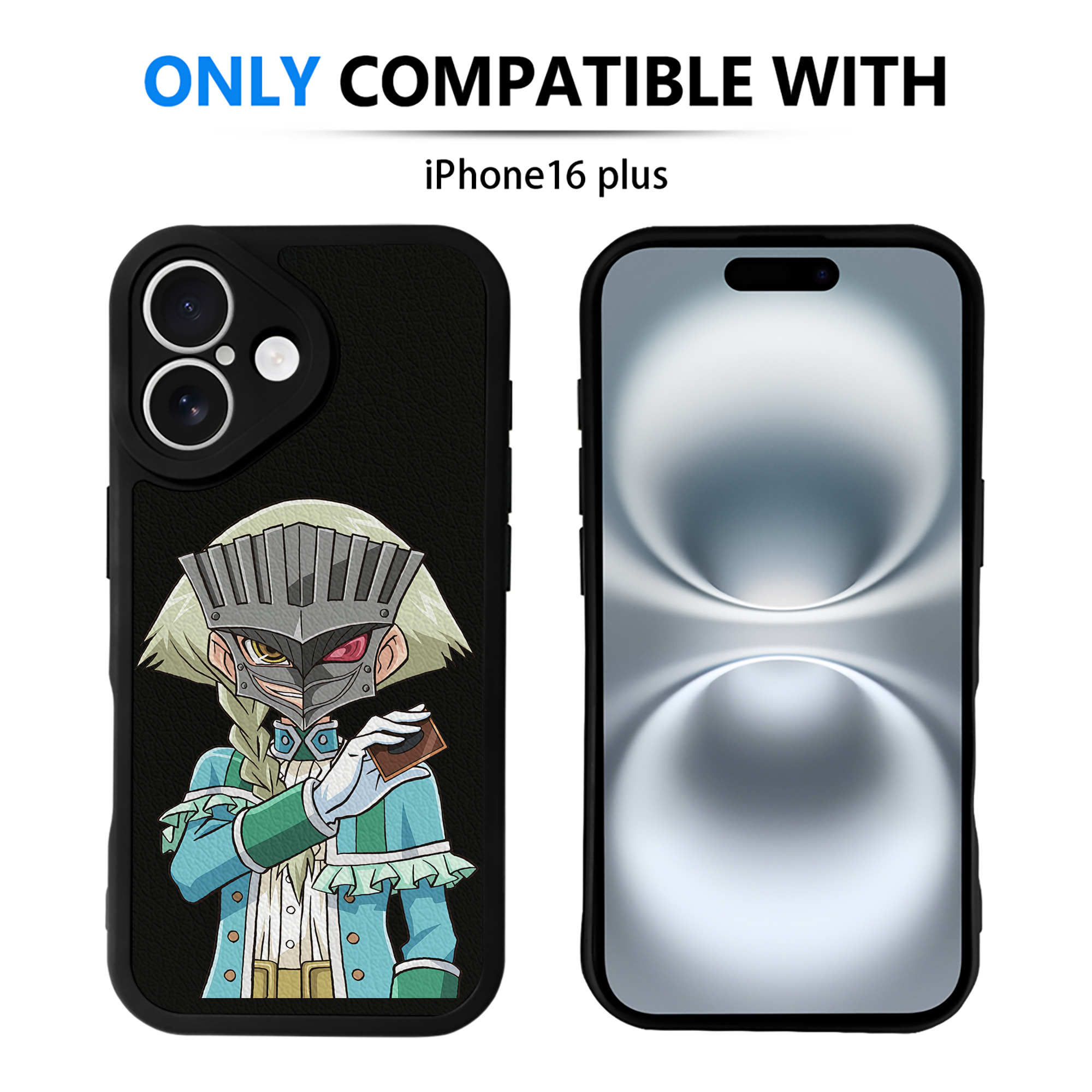 遊☆戯☆王 Yu-Gi-Oh! 【iPhone 16シリーズ対応】シリコンスマホケース（レザー調） 材質：シリコン